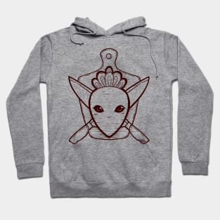 Carrot and Knife Coat of Arms Hoodie